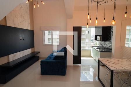 Sala de apartamento para alugar com 1 quarto, 65m² em Jardim do Mar, São Bernardo do Campo