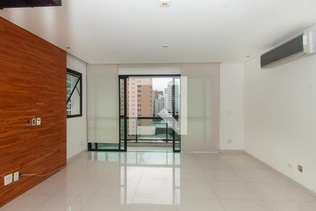 Sala de apartamento para alugar com 4 quartos, 178m² em Vila Maia, Guarujá