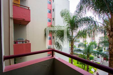 Varanda da sala de apartamento para alugar com 2 quartos, 55m² em Parque São Vicente, Santo André
