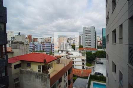 Varanda _Vista  de apartamento à venda com 2 quartos, 77m² em Moinhos de Vento, Porto Alegre