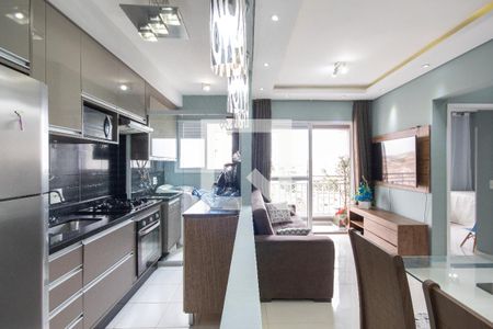 Sala de apartamento à venda com 2 quartos, 49m² em Jaguaribe, Osasco