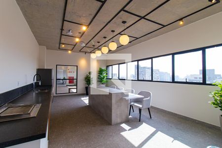 Área comum de kitnet/studio para alugar com 1 quarto, 19m² em Bela Vista, São Paulo