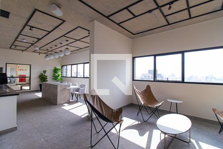 Área comum de kitnet/studio para alugar com 1 quarto, 19m² em Bela Vista, São Paulo