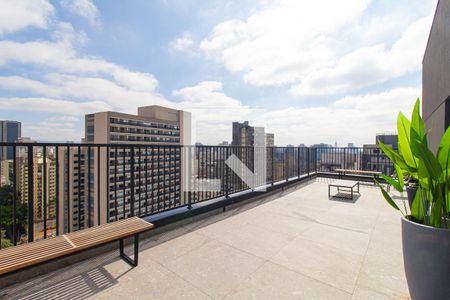 Área comum de kitnet/studio para alugar com 1 quarto, 19m² em Bela Vista, São Paulo