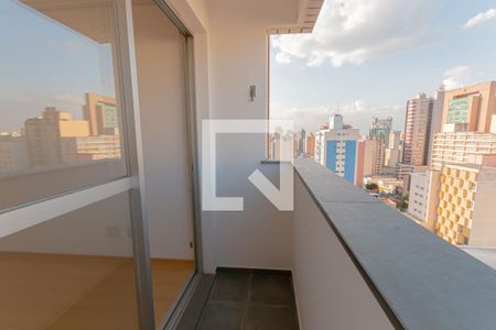 Varanda de apartamento à venda com 1 quarto, 43m² em Centro, Campinas