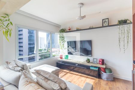 Sala de apartamento à venda com 1 quarto, 64m² em Pinheiros, São Paulo