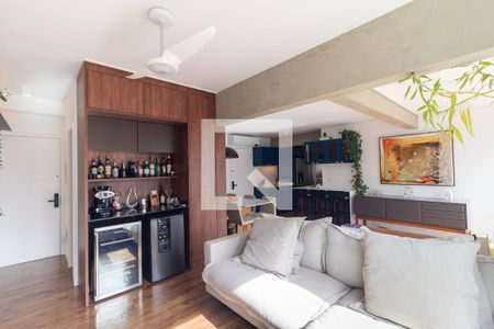 Sala de apartamento à venda com 1 quarto, 64m² em Pinheiros, São Paulo