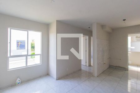 Sala e Cozinha de apartamento para alugar com 2 quartos, 45m² em Santa Cruz, Gravataí