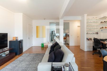 Sala de apartamento para alugar com 1 quarto, 90m² em Jardim Europa, São Paulo