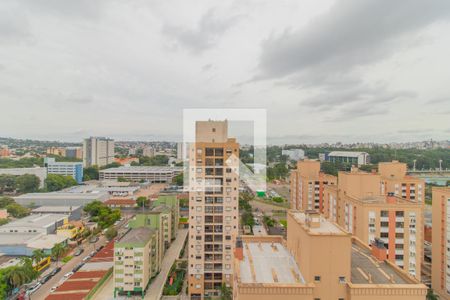 Vista Sala/Quarto de apartamento para alugar com 1 quarto, 27m² em Partenon, Porto Alegre