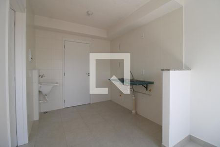 Cozinha/Área de serviço  de apartamento para alugar com 1 quarto, 27m² em Barra Funda, São Paulo