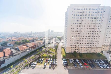 Vista da Sala de apartamento à venda com 2 quartos, 44m² em Parque Sao Vicente, Santo André