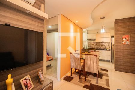 Sala de apartamento à venda com 3 quartos, 53m² em Mário Quintana, Porto Alegre