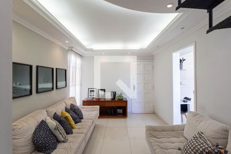 Sala  de apartamento à venda com 3 quartos, 110m² em Castelo, Belo Horizonte