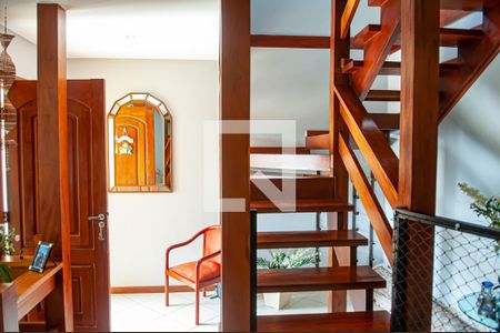 sala de casa de condomínio à venda com 4 quartos, 166m² em Pechincha, Rio de Janeiro