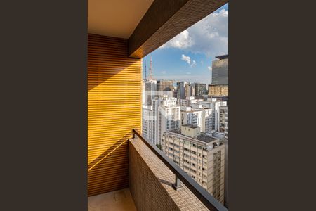 Varanda da Sala de apartamento para alugar com 2 quartos, 65m² em Bela Vista, São Paulo