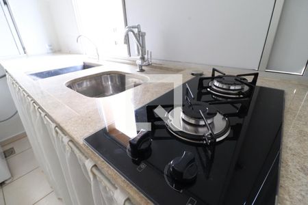 Cozinha de apartamento para alugar com 1 quarto, 30m² em Jardim Patrícia, Uberlândia