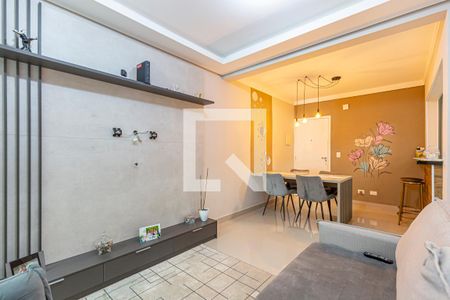 Sala de apartamento para alugar com 2 quartos, 70m² em Jardim Bela Vista, Santo André