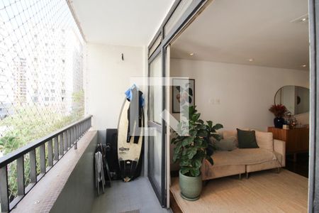 Varanda da Sala de apartamento para alugar com 2 quartos, 100m² em Vila Uberabinha, São Paulo