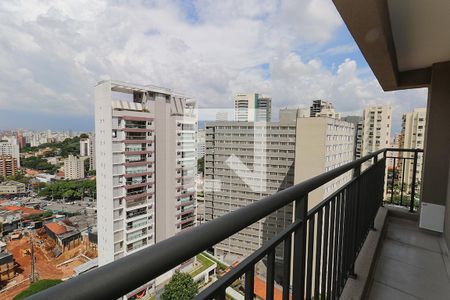 Varanda da Sala e Cozinha de kitnet/studio à venda com 1 quarto, 29m² em Sumaré, São Paulo