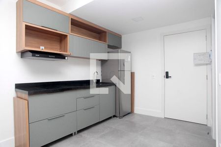 Studio - Cozinha de kitnet/studio à venda com 1 quarto, 27m² em Centro Histórico, Porto Alegre