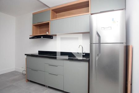 Studio - Cozinha de kitnet/studio à venda com 1 quarto, 27m² em Centro Histórico, Porto Alegre