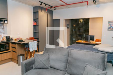 Sala/Quarto de apartamento para alugar com 1 quarto, 45m² em Boa Vista, São Caetano do Sul