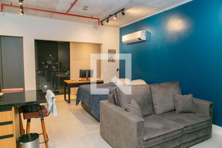 Sala/Quarto de apartamento para alugar com 1 quarto, 45m² em Boa Vista, São Caetano do Sul