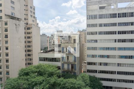 Vista da Sala de apartamento para alugar com 1 quarto, 26m² em Bela Vista, São Paulo