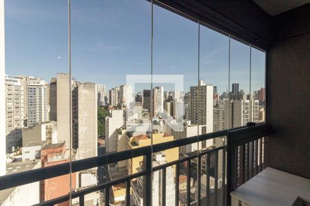 Varanda de kitnet/studio à venda com 1 quarto, 24m² em República, São Paulo