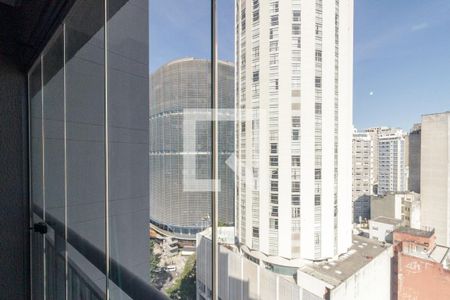 Varanda de kitnet/studio à venda com 1 quarto, 24m² em República, São Paulo