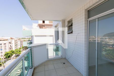 Varanda da Sala de apartamento para alugar com 2 quartos, 79m² em Jacarepaguá, Rio de Janeiro