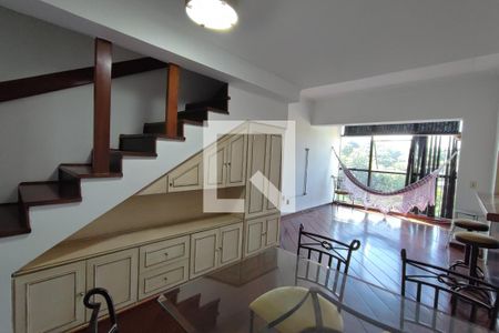 Sala de Estar e Jantar de apartamento à venda com 1 quarto, 72m² em Jardim Paraíso, Campinas