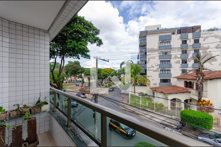 Varanda Quarto 3 de apartamento à venda com 4 quartos, 124m² em Liberdade, Belo Horizonte