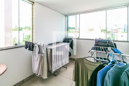 Varanda de apartamento à venda com 4 quartos, 147m² em São José, Belo Horizonte