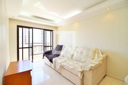 Sala de apartamento à venda com 3 quartos, 82m² em Vila Curuca, Santo André