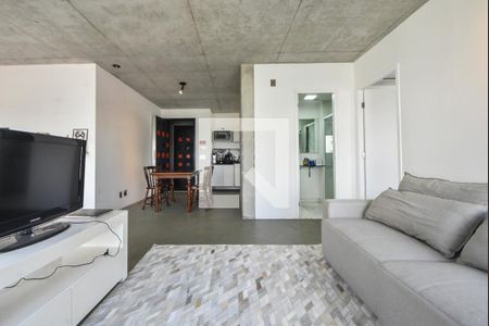 Sala de Tv de apartamento para alugar com 1 quarto, 75m² em Campo Belo, São Paulo