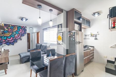 Sala de apartamento à venda com 2 quartos, 98m² em Vila Alto de Santo Andre, Santo André