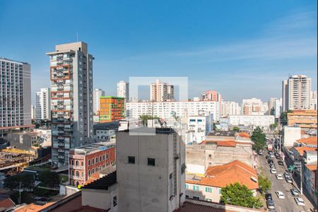 Vista da varanda de kitnet/studio à venda com 1 quarto, 31m² em Vila Mariana, São Paulo