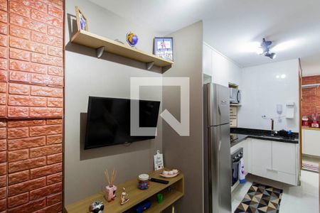 Sala e Cozinha Integrada  de apartamento à venda com 2 quartos, 33m² em Parque Artur Alvim, São Paulo