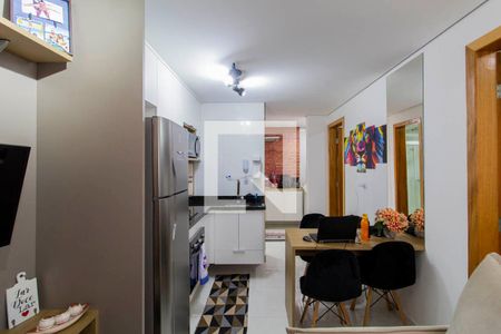 Sala e Cozinha Integrada  de apartamento à venda com 2 quartos, 33m² em Parque Artur Alvim, São Paulo