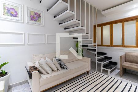 Sala de casa de condomínio à venda com 3 quartos, 100m² em Vila Curuçá, São Paulo
