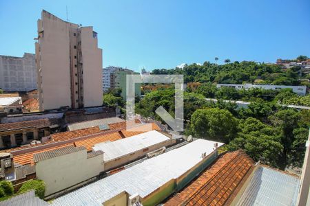 Vista da Sala de apartamento à venda com 1 quarto, 34m² em Catete, Rio de Janeiro