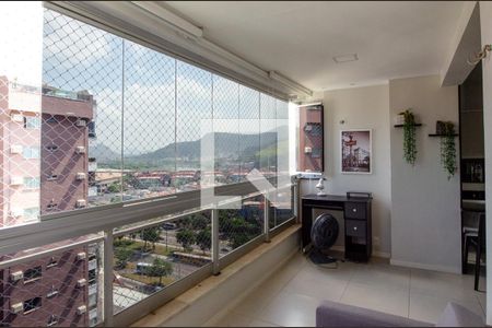 Varanda de apartamento para alugar com 1 quarto, 74m² em Barra da Tijuca, Rio de Janeiro