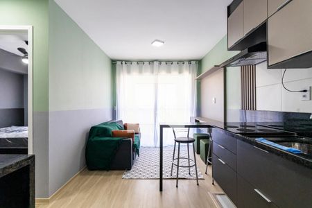 Sala e Cozinha de apartamento para alugar com 1 quarto, 32m² em Vila Mariana, São Paulo