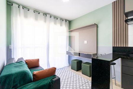 Sala e Cozinha de apartamento para alugar com 1 quarto, 32m² em Vila Mariana, São Paulo