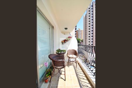 Varanda da Sala de apartamento à venda com 3 quartos, 130m² em Jardim, Santo André