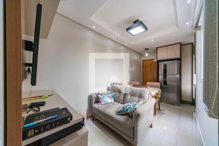 Sala de apartamento à venda com 2 quartos, 80m² em Jardim Alvorada, Santo André