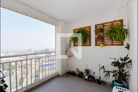 Varanda da Sala de apartamento à venda com 2 quartos, 72m² em Vila Leonor, Guarulhos