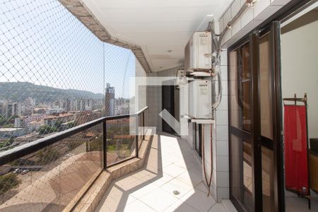 Varanda de apartamento para alugar com 3 quartos, 96m² em Jardim Tejereba, Guarujá